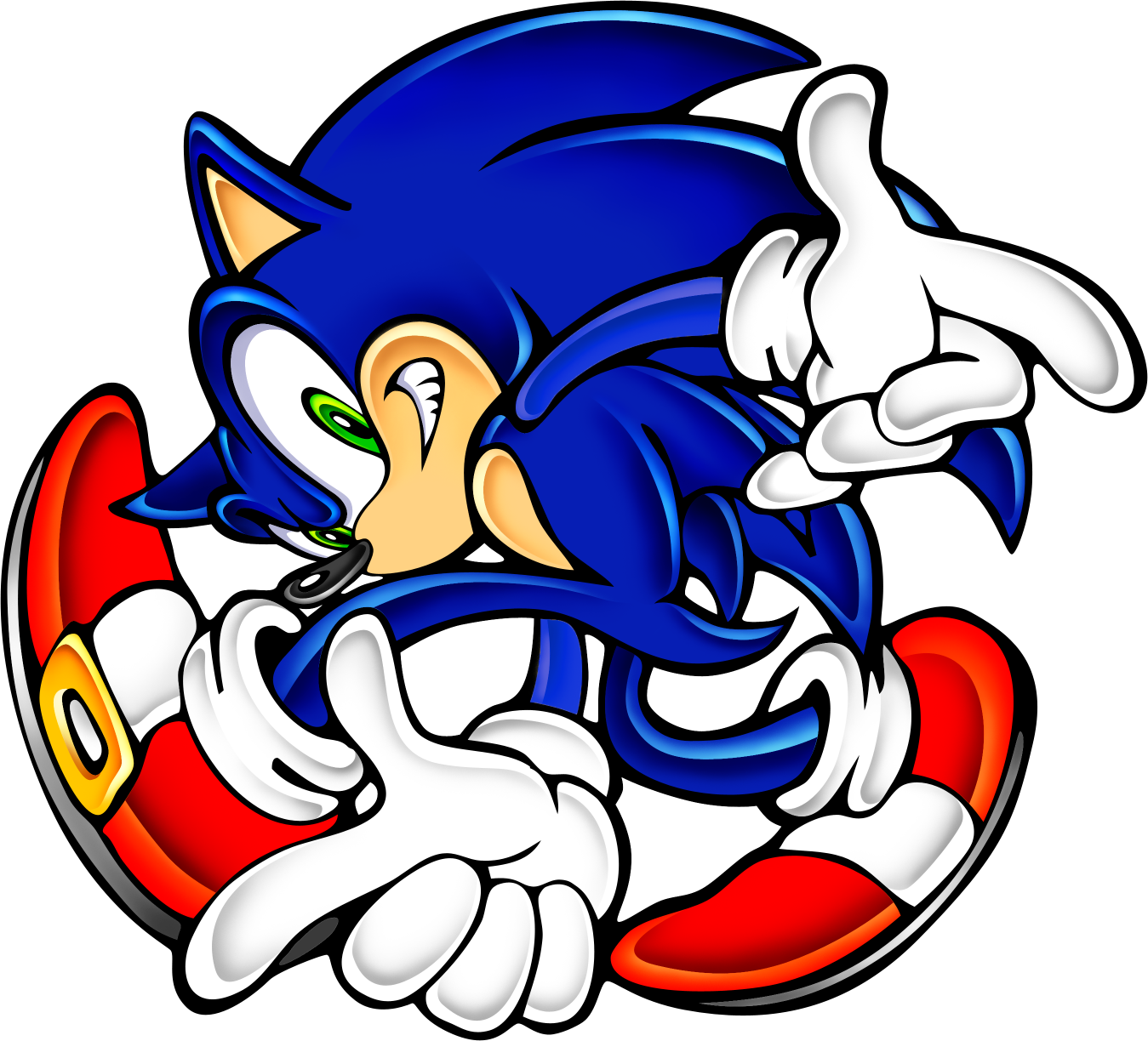 Dark Sonic (transparent) Meme Generator - Imgflip