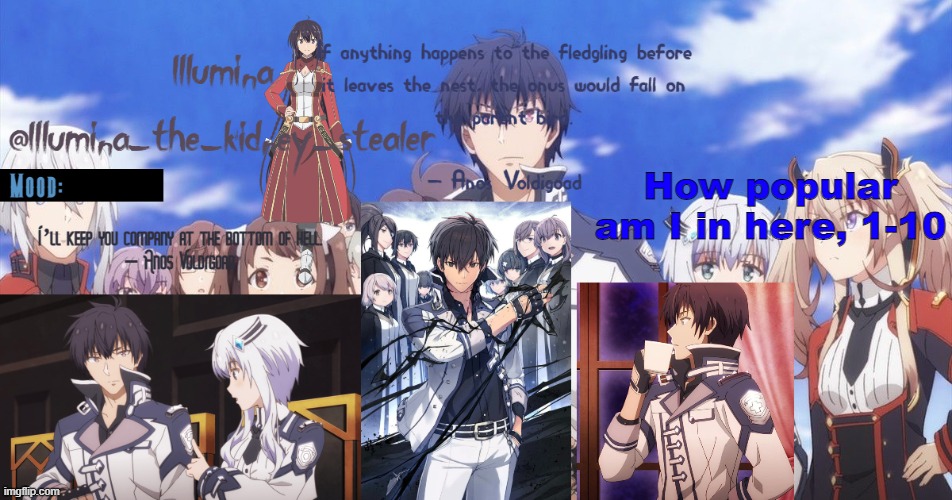 ㅤ | How popular am I in here, 1-10 | made w/ Imgflip meme maker