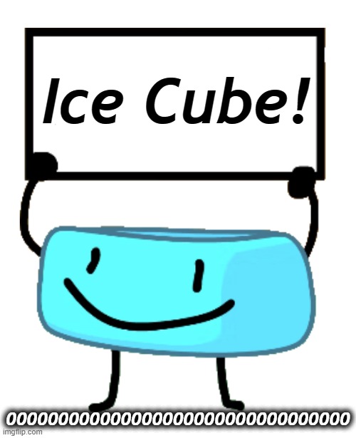 Bracelety Sign | Ice Cube! 000000000000000000000000000000000 | image tagged in bracelety sign | made w/ Imgflip meme maker