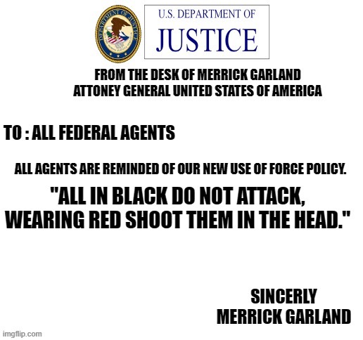 its a new day in the land of the free | image tagged in democrats,doj | made w/ Imgflip meme maker