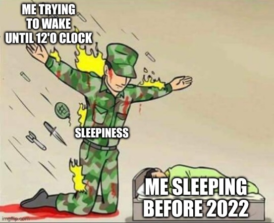 I'm worried if I can stay late since I sleep on 11 | ME TRYING TO WAKE UNTIL 12'O CLOCK; SLEEPINESS; ME SLEEPING BEFORE 2022 | made w/ Imgflip meme maker