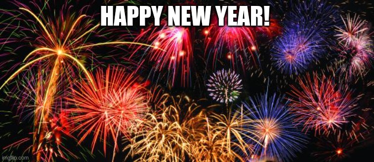 Colorful Fireworks | HAPPY NEW YEAR! | image tagged in colorful fireworks | made w/ Imgflip meme maker