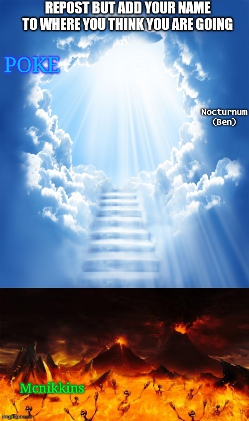 Repost but add where you think you are going (or something like that) | Mcnikkins | made w/ Imgflip meme maker