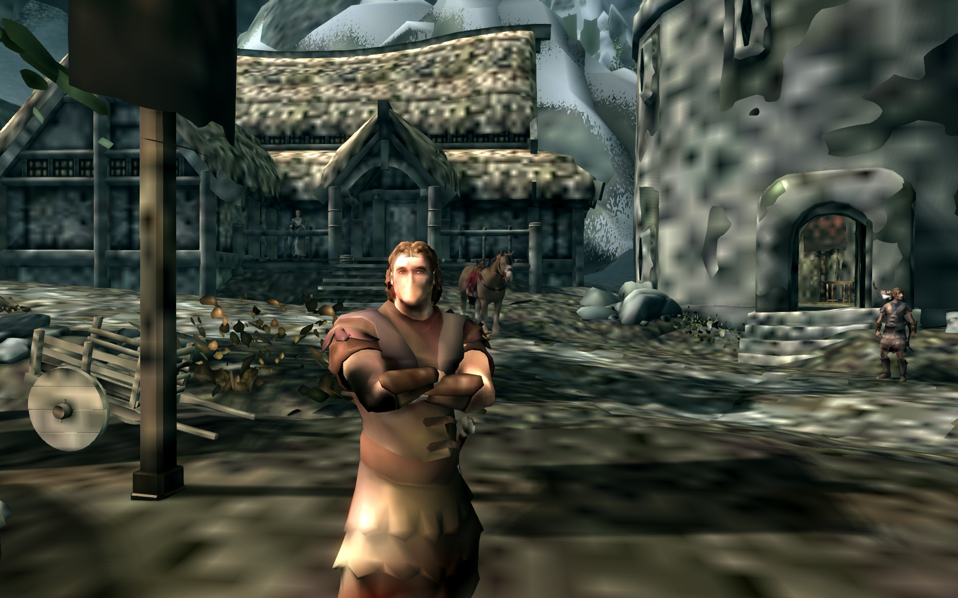 High Quality Skyrim lowres Blank Meme Template