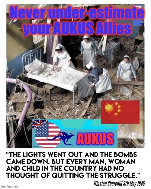 AUKUS | image tagged in you underestimate my power | made w/ Imgflip meme maker