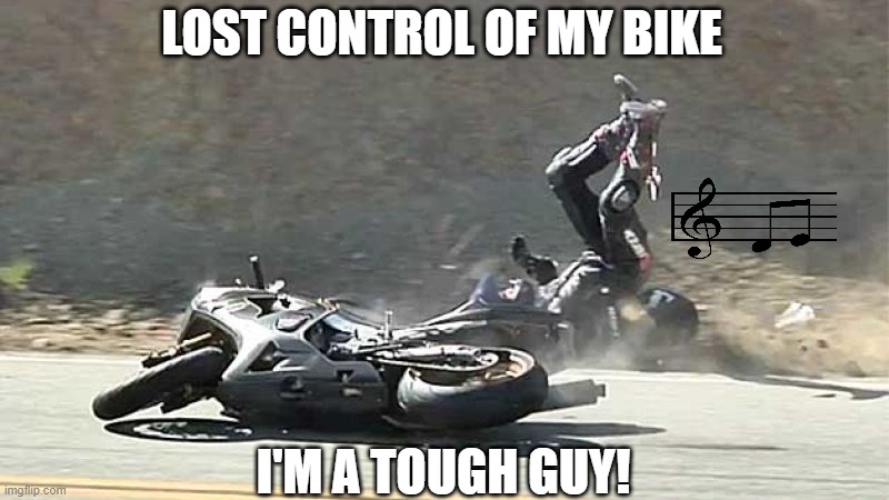 motorcycle crash Memes & GIFs - Imgflip