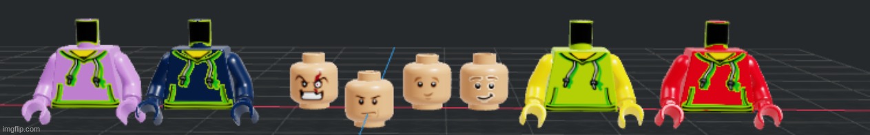 Me Trying To Make Edd, Matt, Tom, and Tord In MecaBricks: | made w/ Imgflip meme maker