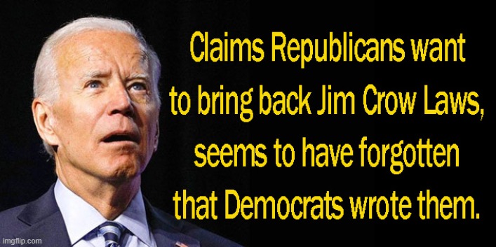 Jim Crow Biden | image tagged in kkk,democrat racists | made w/ Imgflip meme maker