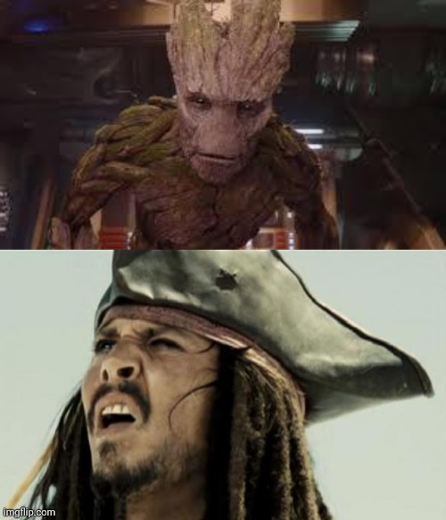 image tagged in i am groot,confused dafuq jack sparrow what | made w/ Imgflip meme maker