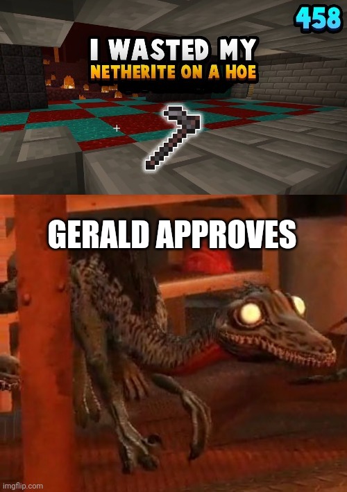 Gerald Approves | GERALD APPROVES | image tagged in gerald | made w/ Imgflip meme maker