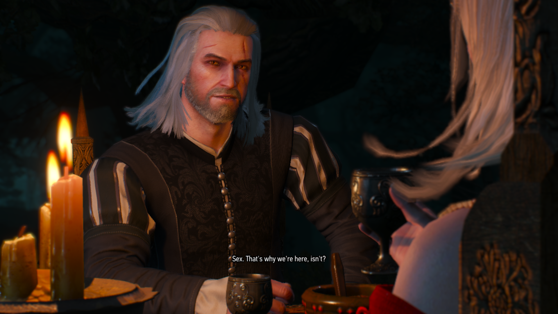 Witcher here for sex Blank Meme Template
