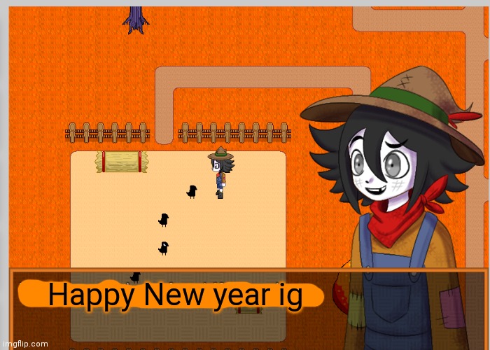 It was like an hour ago but I don't care. | Happy New year ig | image tagged in ryo 3 | made w/ Imgflip meme maker