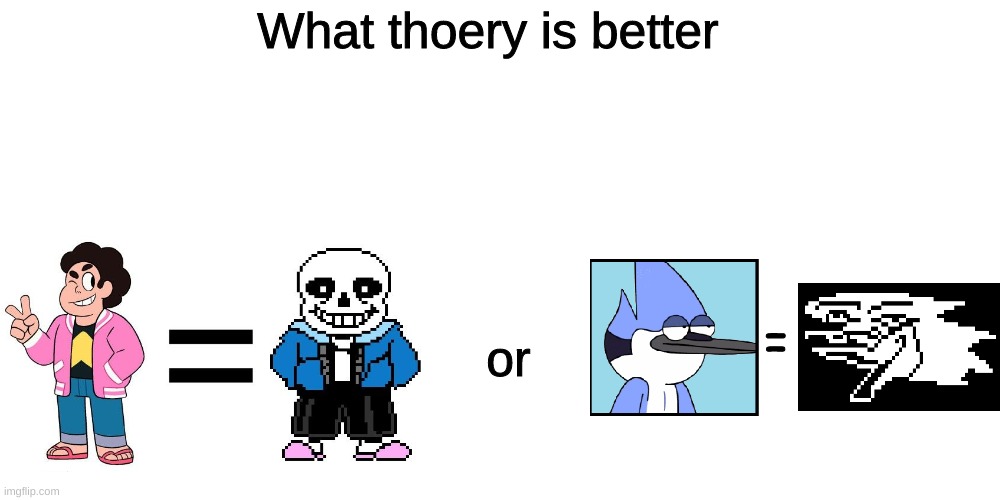 Tell me in the comments | What thoery is better; or; = | image tagged in memes,blank transparent square | made w/ Imgflip meme maker