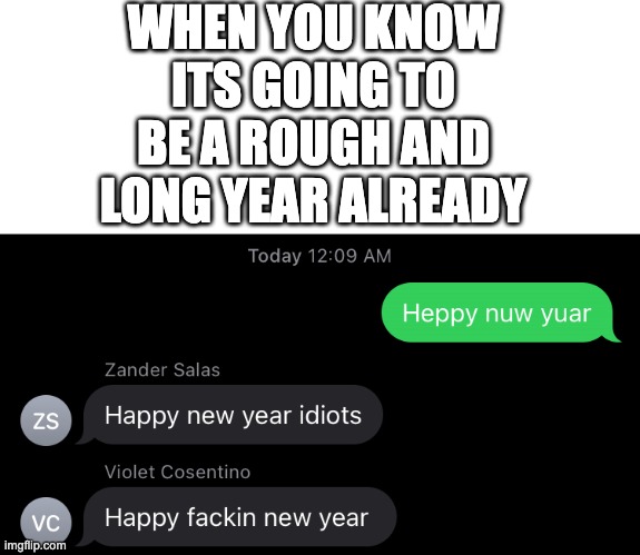 this is gonna be a long year aint it | WHEN YOU KNOW ITS GOING TO BE A ROUGH AND LONG YEAR ALREADY | image tagged in blank white template | made w/ Imgflip meme maker