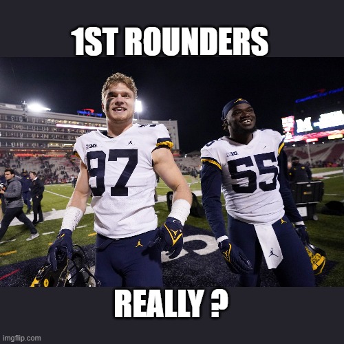wooof | 1ST ROUNDERS; REALLY ? | image tagged in mi cha gan | made w/ Imgflip meme maker