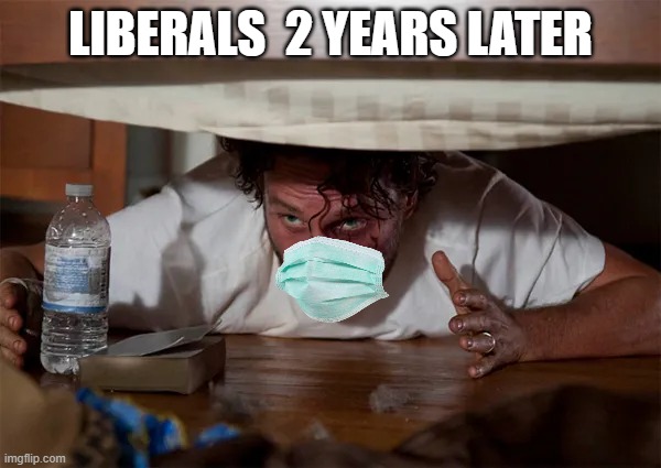 UNDER THE BED | LIBERALS  2 YEARS LATER | image tagged in scary | made w/ Imgflip meme maker
