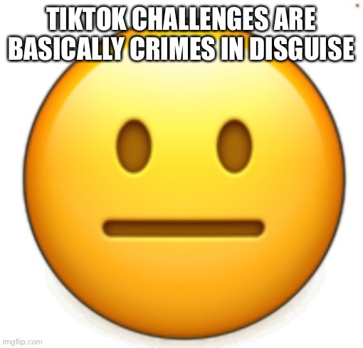Dang bro.. | TIKTOK CHALLENGES ARE BASICALLY CRIMES IN DISGUISE | image tagged in dang bro | made w/ Imgflip meme maker