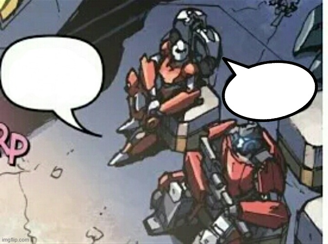 Sideswipe Says Something Blank Meme Template