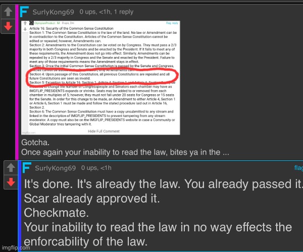 Surly has just outright exposed himself and OlympianProduct as traitors and tyrants. I say we hold a trial. | made w/ Imgflip meme maker