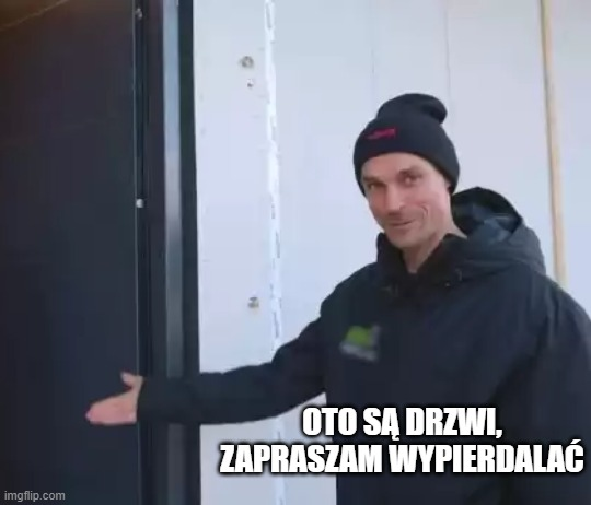 High Quality Piotr Żyła - Oto są drzwi Blank Meme Template