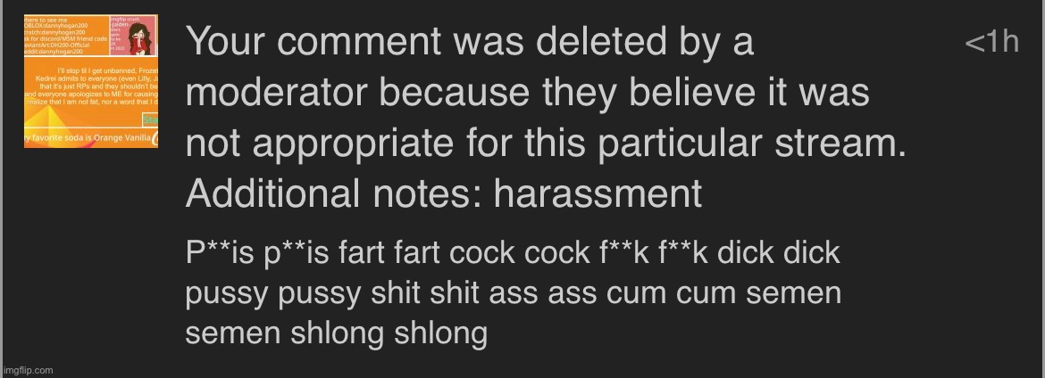 Penis penis fart fart cock cock fuck fuck dick dick pussy pussy shit shit ass ass cum cum semen semen shlong shlong | made w/ Imgflip meme maker