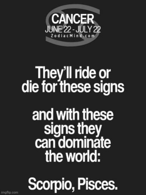 Boom... | image tagged in memes,water signs,astrology,cancer,pisces,scorpio | made w/ Imgflip meme maker