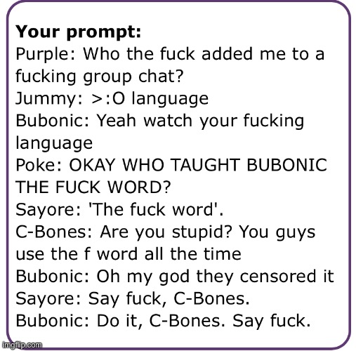 I added Sayore and C-Bones | made w/ Imgflip meme maker