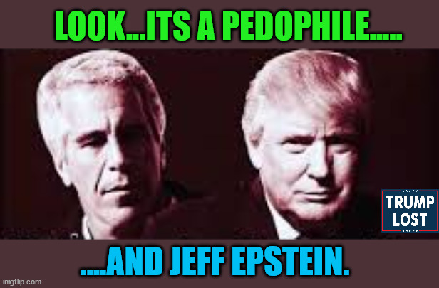 LOOK...ITS A PEDOPHILE..... ....AND JEFF EPSTEIN. | made w/ Imgflip meme maker