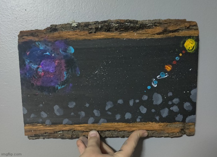 Here's something I did on a piece of wood | image tagged in its,itsnot,good,but,ok | made w/ Imgflip meme maker