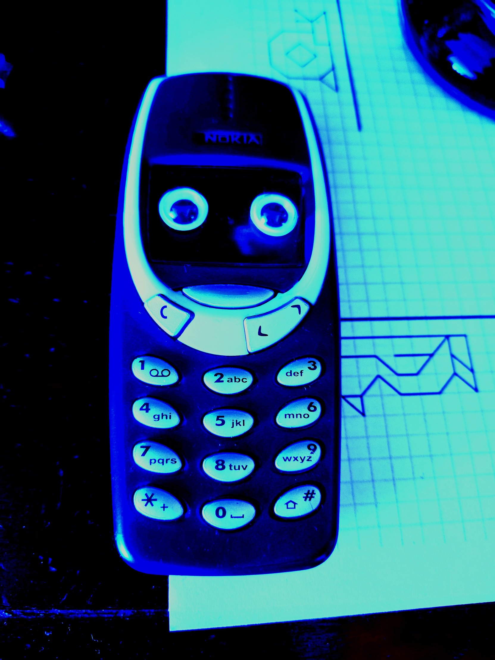 Alien Nokia Blank Meme Template
