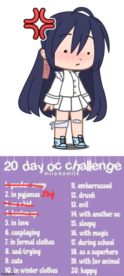 i updated Nav's design and she has to act coz she doesn't love anyone + srry for not posting abt this- | made w/ Imgflip meme maker