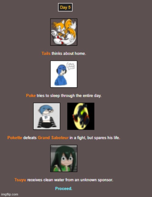 day 5 | made w/ Imgflip meme maker