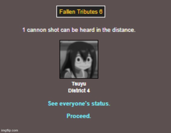 fallen tributes 6 | made w/ Imgflip meme maker