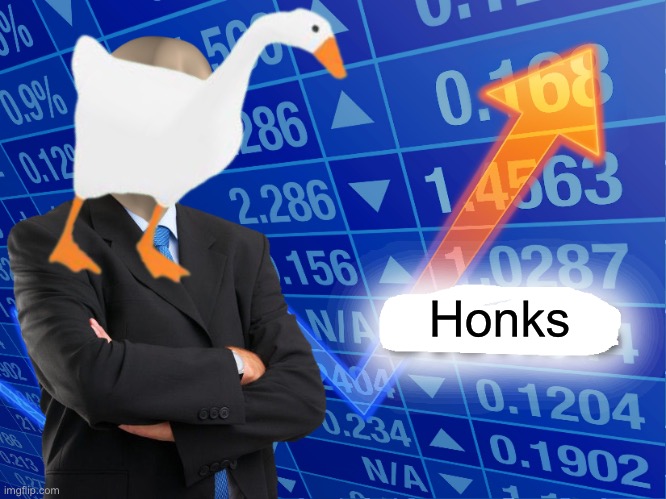 Honks | Honks | image tagged in empty stonks,honks,goose,stonks | made w/ Imgflip meme maker