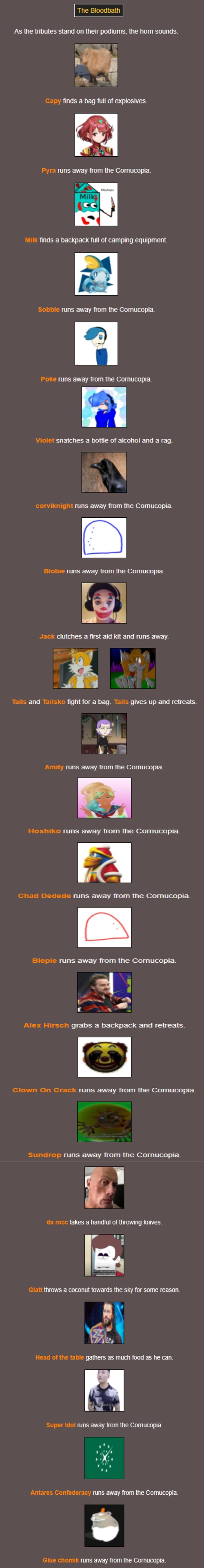 Bloodbath | image tagged in hunger games | made w/ Imgflip meme maker