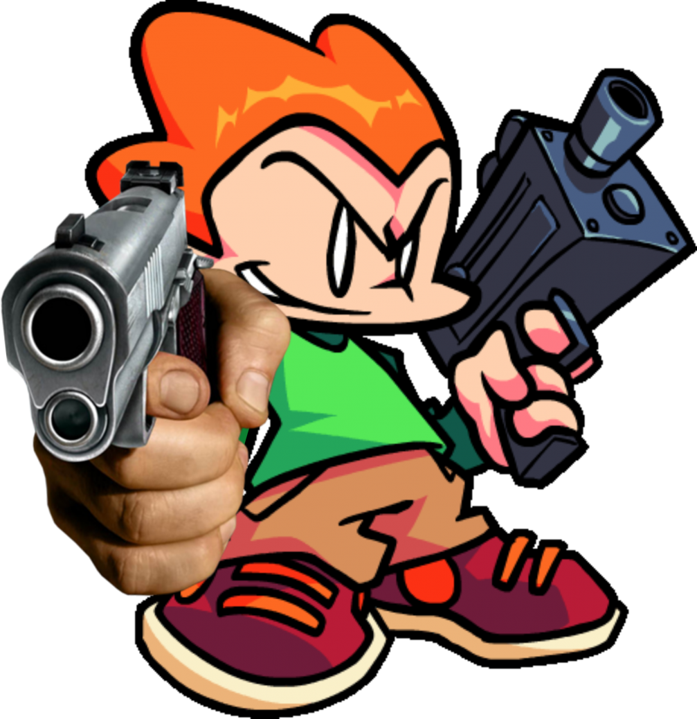Pico with Gun Blank Meme Template