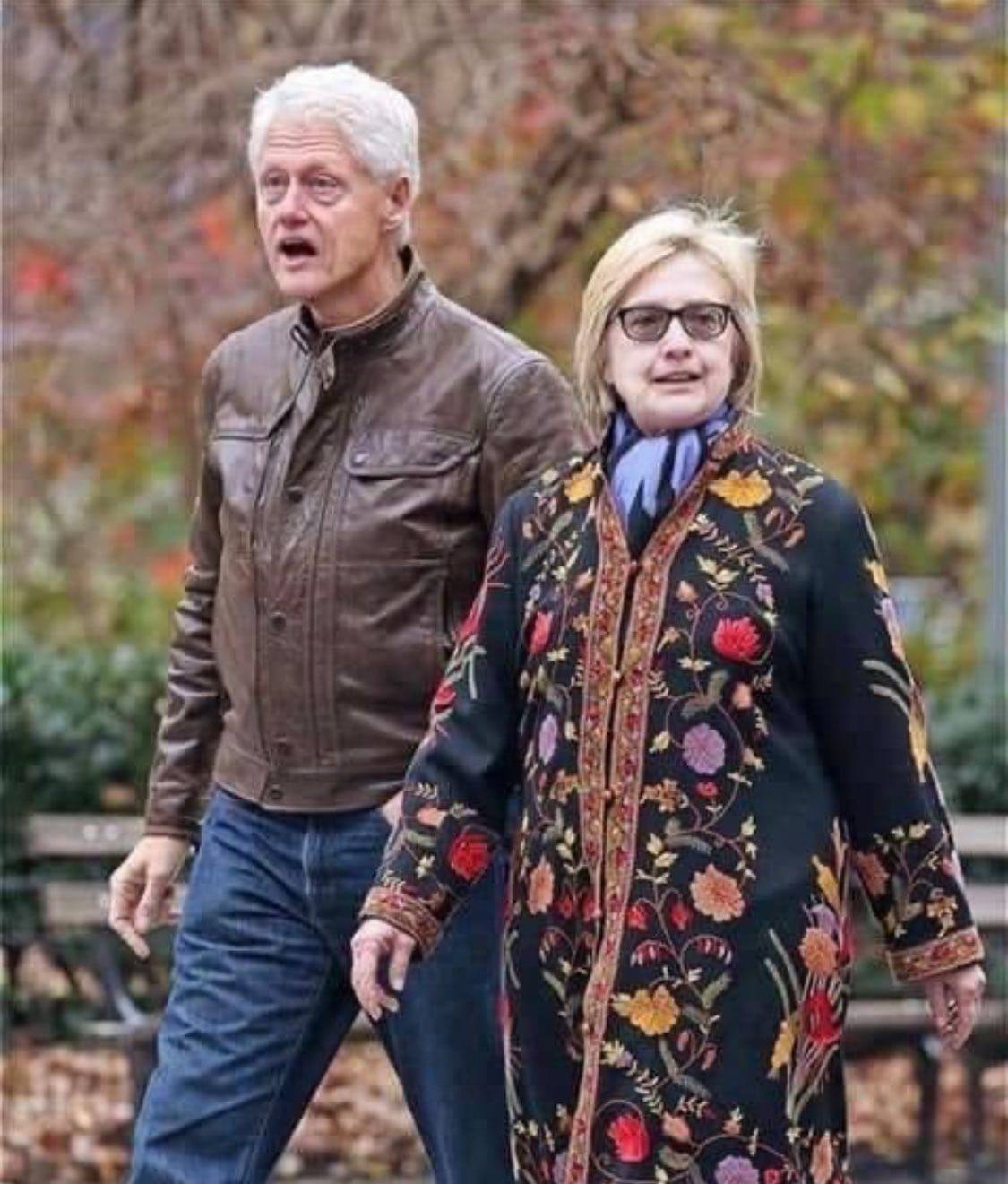 Bill and Hillary Clinton On Drugs Blank Meme Template