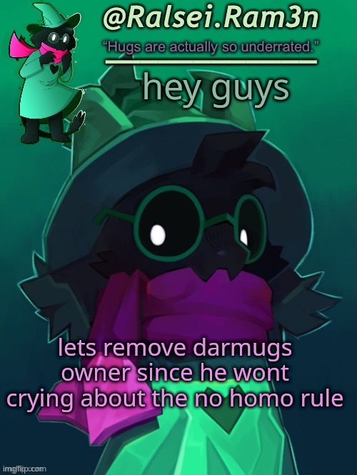 If you cant handle a joke you cant handle anything else, he doesnt seem fit to be a owner. | hey guys; lets remove darmugs owner since he wont crying about the no homo rule | image tagged in lmao happy new year | made w/ Imgflip meme maker