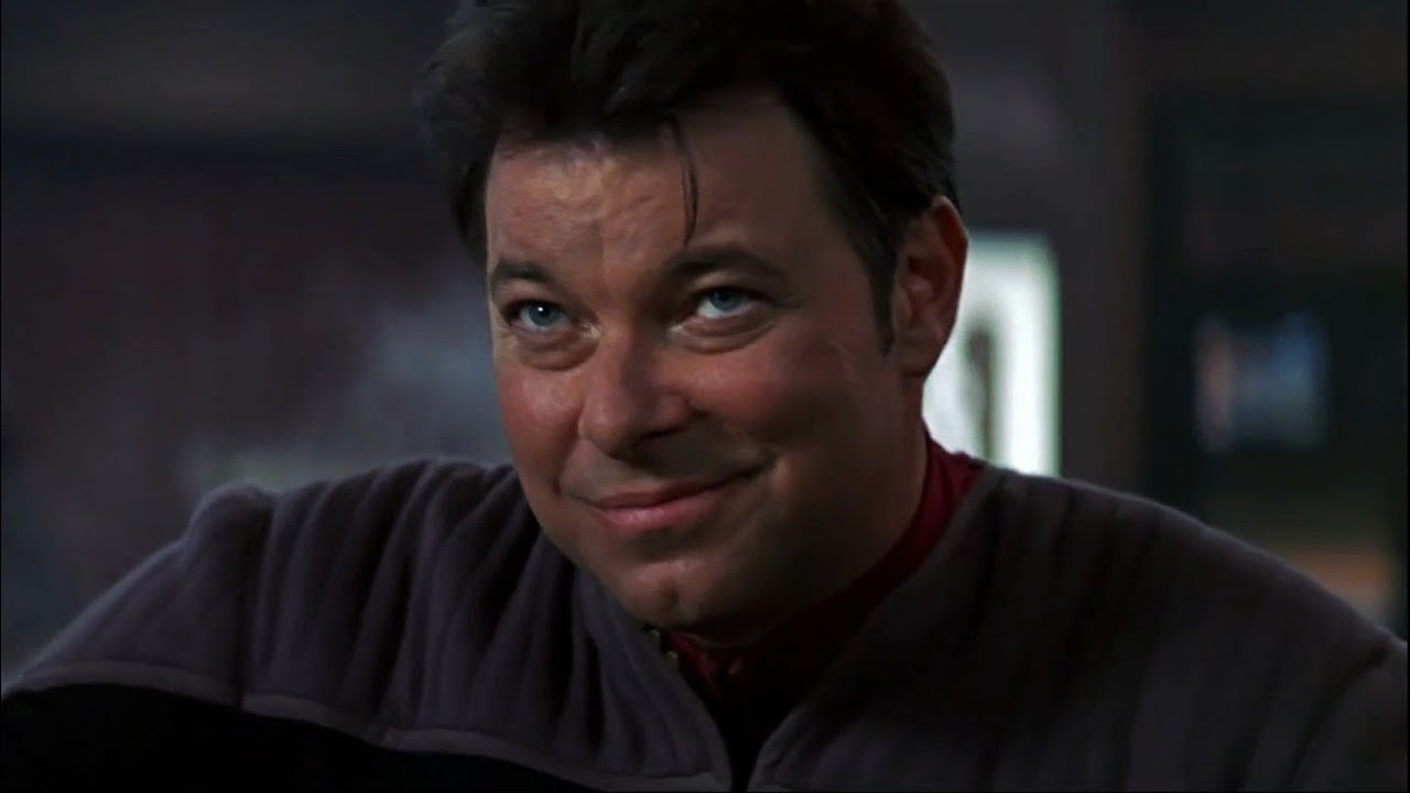 High Quality Riker Knows Blank Meme Template