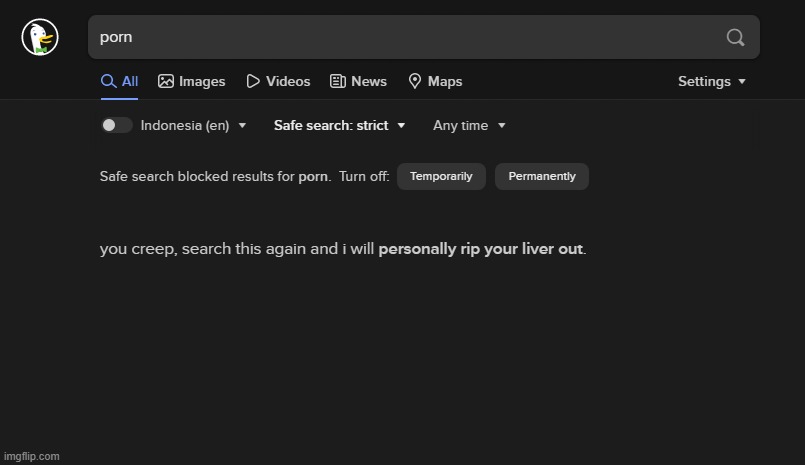 the power of safesearch | made w/ Imgflip meme maker
