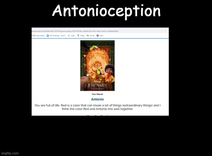 Inception jokes aside, this is who i thought id get | Antonioception | image tagged in encanto,inception,blank black | made w/ Imgflip meme maker