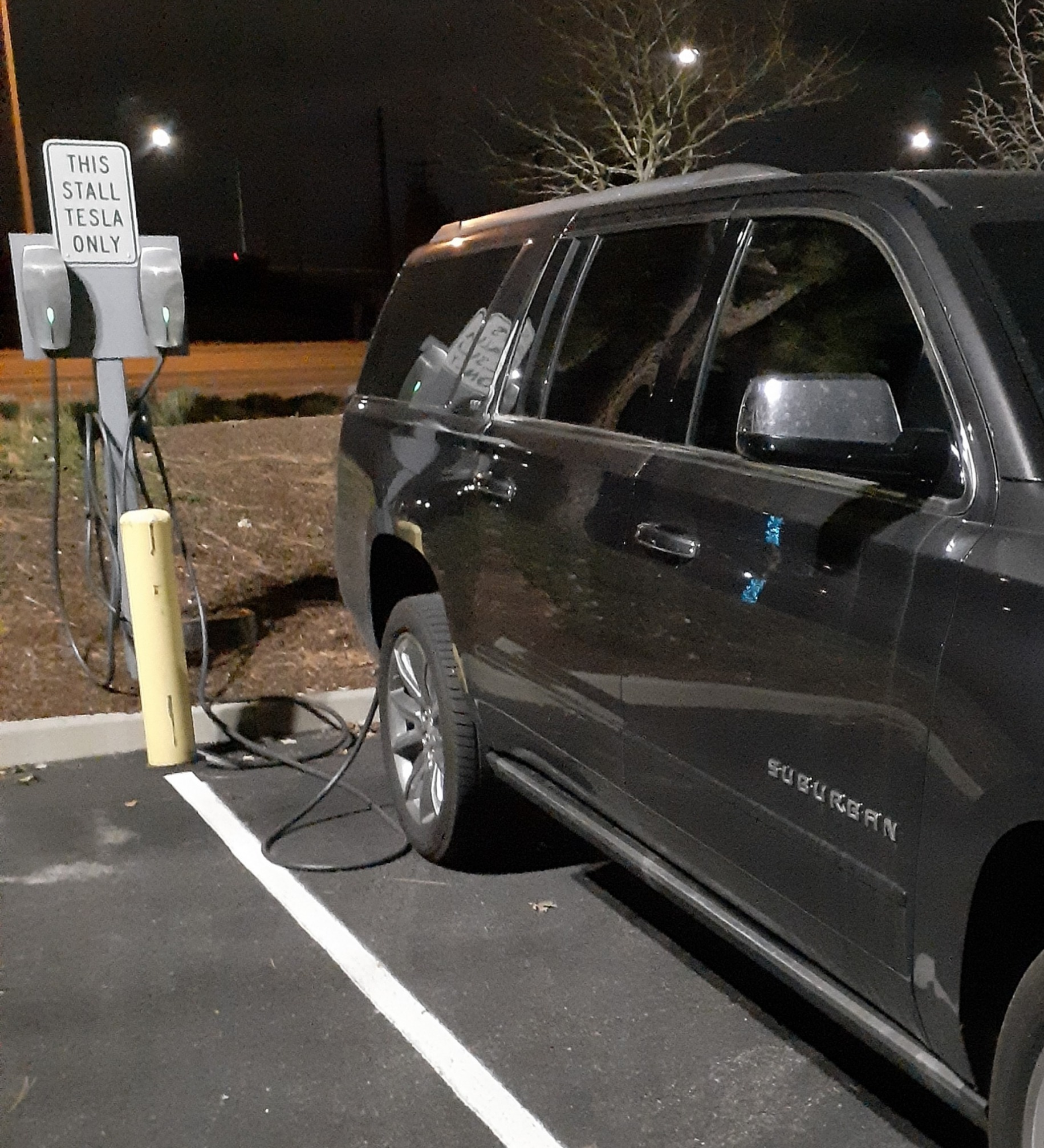 Tesla suburban Blank Meme Template