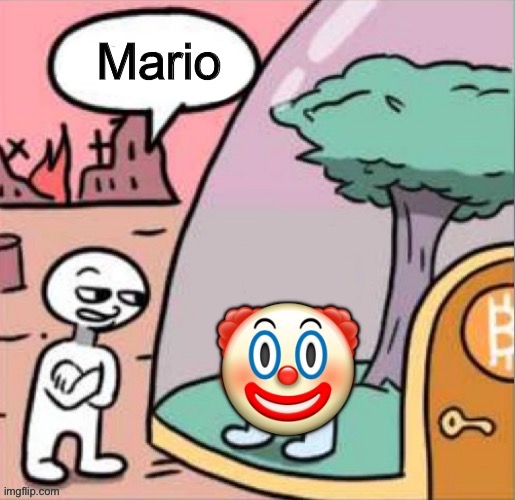 Mario | image tagged in sus danny | made w/ Imgflip meme maker