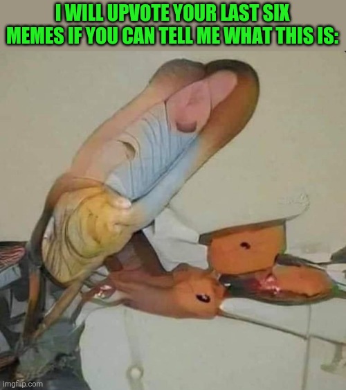 What is it? | I WILL UPVOTE YOUR LAST SIX MEMES IF YOU CAN TELL ME WHAT THIS IS: | image tagged in wtf,what is it,weird stuff,strange,image | made w/ Imgflip meme maker