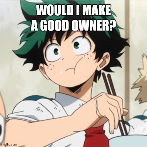 r i c e | WOULD I MAKE A GOOD OWNER? | image tagged in r i c e | made w/ Imgflip meme maker