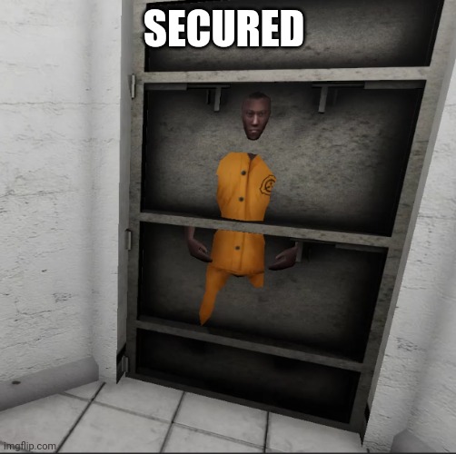 SECURED | made w/ Imgflip meme maker