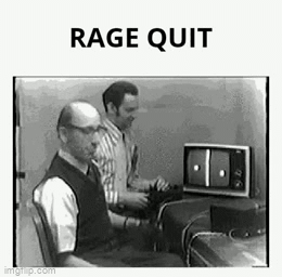 rage quit animated gif