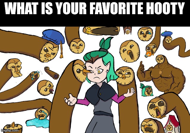 WHAT IS YOUR FAVORITE HOOTY | made w/ Imgflip meme maker