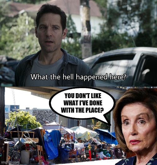 San Francisco is literally a dump. | YOU DON'T LIKE WHAT I'VE DONE WITH THE PLACE? | image tagged in memes | made w/ Imgflip meme maker