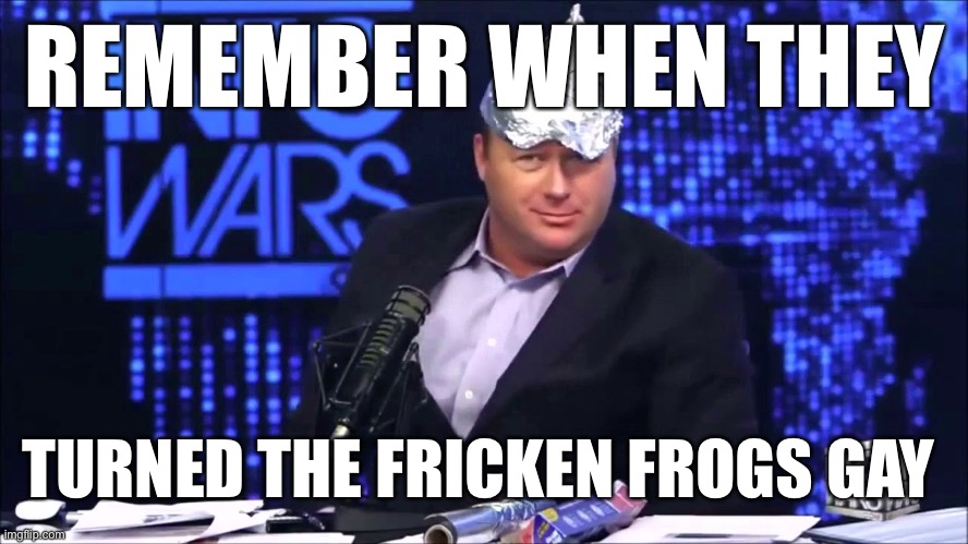 REMEMBER WHEN THEY TURNED THE FRICKEN FROGS GAY | made w/ Imgflip meme maker